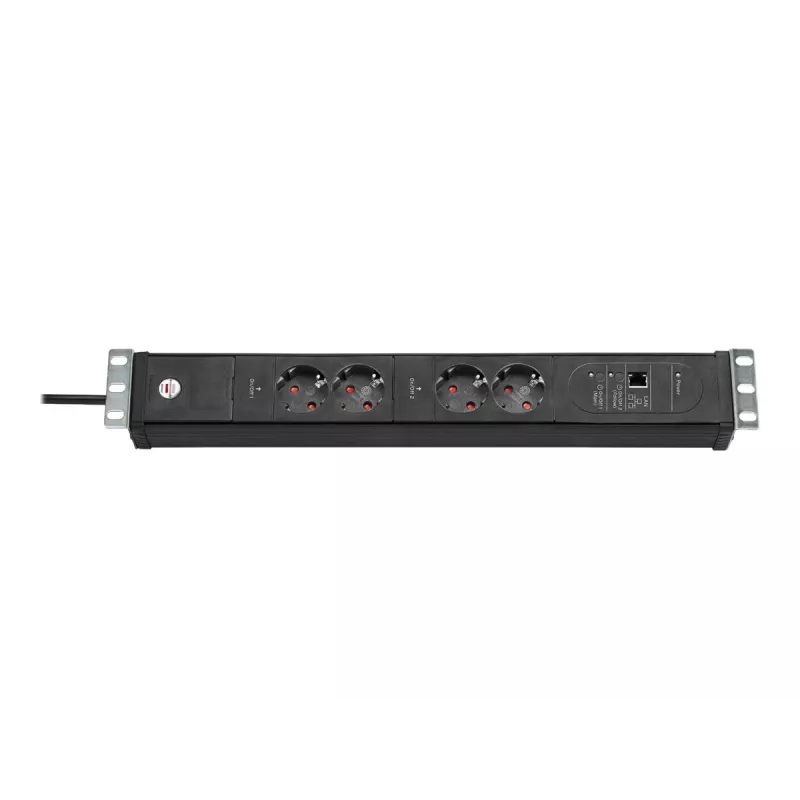 Regleta de enchufes controlada por IP Brennenstuhl Premium-Web-Line V3, 4 salidas, Ethernet, 3m (1156057984)