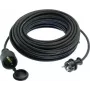 Alargador AS Schwabe 60315, 16 A, negro, 15 m