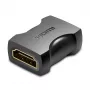 Vention adaptador acoplador HDMI hembra a hembra negro