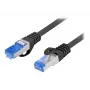 Cable de red LANBERG PCF6A-10CC-0100-BK — Cat6a S/FTP, 1 m, RJ-45, negro
