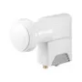 Wentronic Goobay LNB Twin universal, gris-blanco - LNB SAT digital (DVB-S2) para 2 usuarios (recepción 4K/HDTV/3D) (67270)