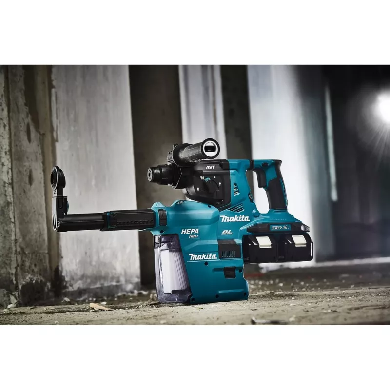 Makita DHR280ZJ - Martillo perforador - batería - 3 modos - SDS-plus - 2,8 julios - sin batería - 36 V