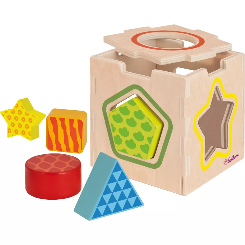 Caja encajable de colores, juego de habilidad 7 piezas