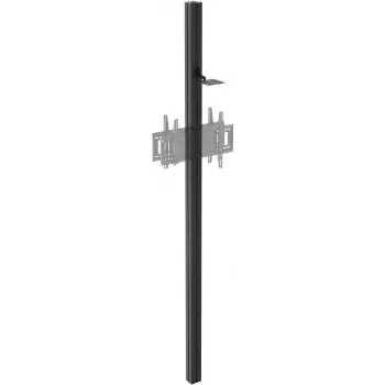 Vision - componente de montaje (columna, soporte de cámara) - para montaje en pared - aluminio - negro - montaje en techo, montaje en pared (VFM-POST)