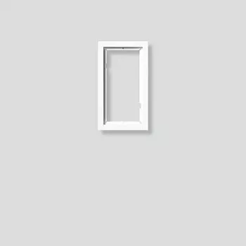 Siedle KR 611-2/1-0 W - blanco - policarbonato - 131 mm - 15 mm - 231 mm (200016401-00)