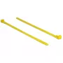 Brida de cable Delock reutilizable resistente al calor L 200 x An 7,5 mm 100 unidades amarillo