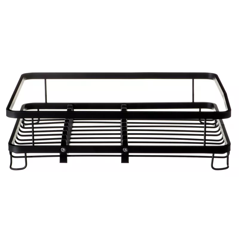 Escurridor de platos Maestro MR-1024, 40 cm, estructura de aluminio, diseño de un nivel, bandeja de goteo