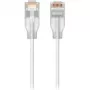 Cable de red patch UBIQUITI UACC-Cable-Patch-EL Cat6 RJ-45 2.5GbE PoE++ 0,15 m blanco translúcido (24 uds.)