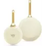 Set de sartenes GreenPan Padova Reserve — aluminio, crema, Ø20 cm y Ø26 cm, 2 uds.