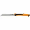 Sierra de ramas Fiskars Pro PowerTooth 25 cm – hoja de sierra de ramas curvada para cortar ramas