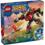 Set de juguete de construcción LEGO Sonic the Hedgehog 77005 Knuckles vs Dr Eggman Egg Crusher Mech, 350 piezas, edad 8+
