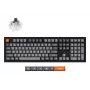Teclado mecánico full-size Keychron K10 Max QMK — USB + RF Wireless + Bluetooth, 108 teclas, RGB, negro
