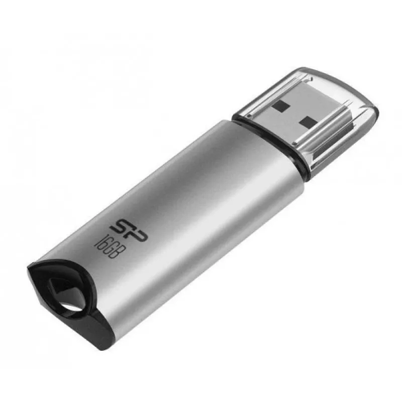 Silicon Power | Memoria USB | Marvel Series M02 | 16 GB | Type-A USB 3.2 Gen 1 | Plata
