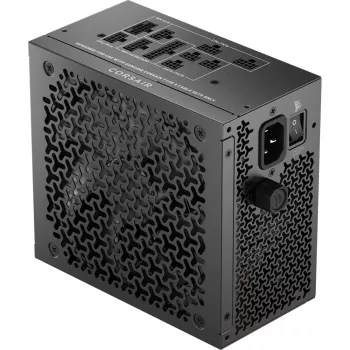 Fuente de alimentación CORSAIR RMx Shift RM750x 750 W ATX 24 pines 80 PLUS Gold, negra, ventilador de 140 mm