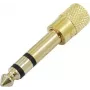Adaptador de audio Omnitronic jack macho de 3,5 mm a jack hembra de 3,5 mm — pack de 10