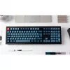 V6 Max, teclado gaming negro/azul-gris, distribución DE, Gateron Jupiter Red, Hot-Swap, RGB