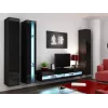 Estantería Cama VIGO NEW 180/40/30 negro/negro brillo