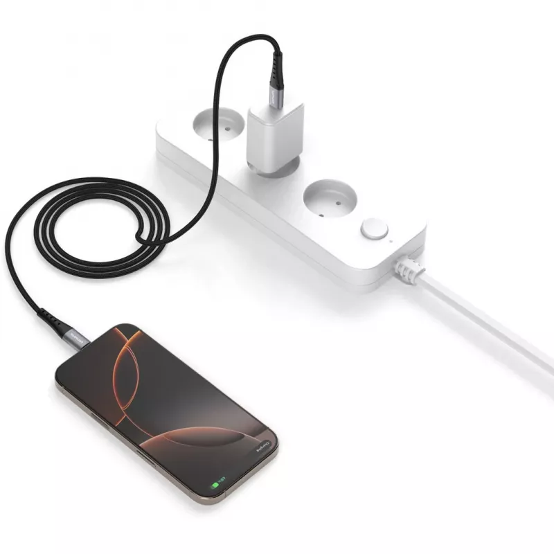 Cable USB 4smarts 541454 1,5 m USB-C negro