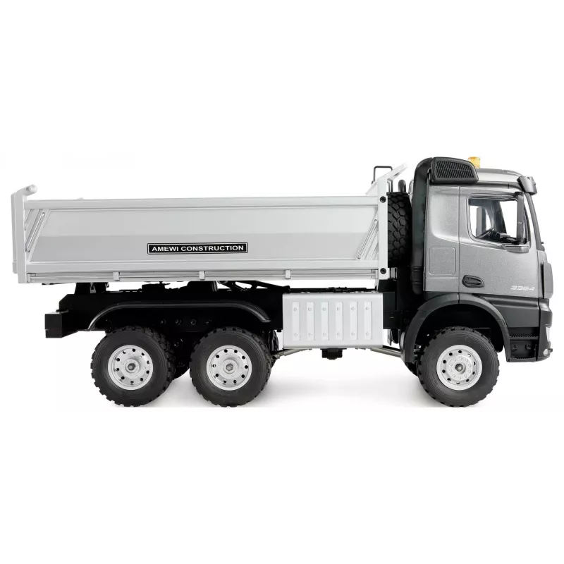 Amewi 22685 Mercedes-Benz Arocs Camión volquete 6x6 1:14 RTR, antracita