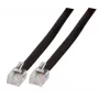 EFB-Elektronik Cable modular negro, 2 x RJ12 (6/6) conector macho, 1:1, 1,0 m Fabricante: EFB Elektronik (K2404SW.1)
