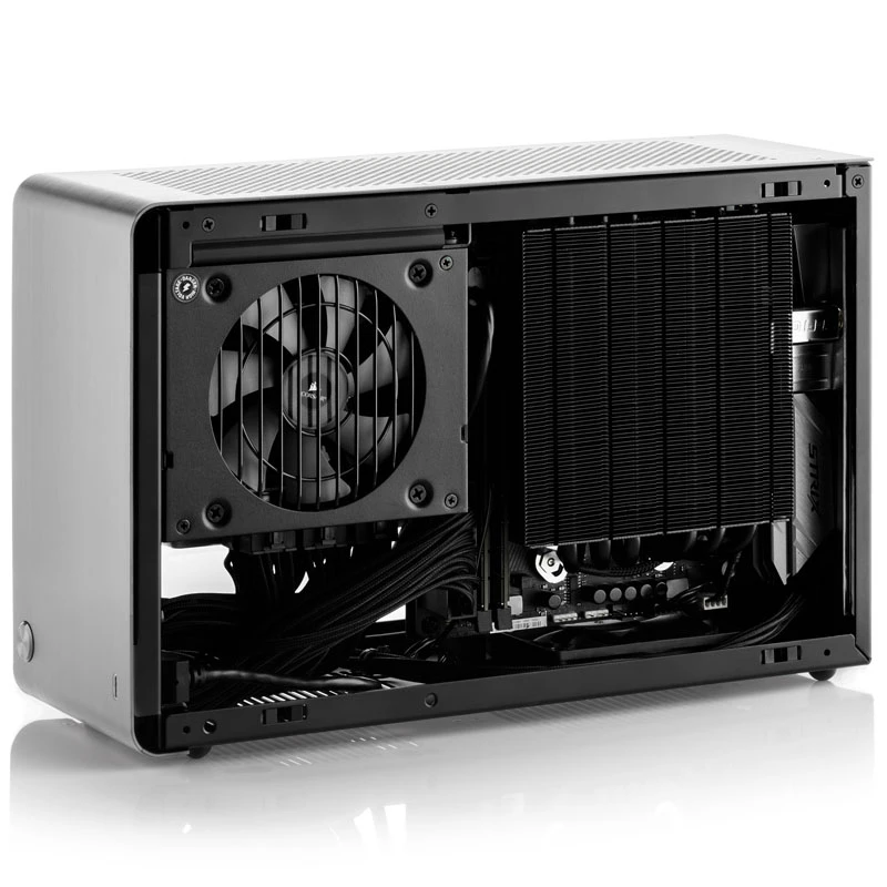 DAN Cases A4-SFX V4.1 - negro + Alpenföhn Negro Ridge - 120 mm