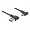 Cable USB DeLOCK EASY-USB 2.0 conector macho Type-A a conector macho Type-C 0,5 m negro