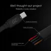 Cable USB-A a USB-C Green Cell KABGC03 — 0,25 m, negro, 480 Mbit/s