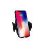 Soporte de carga inalámbrica para coche Devia Smart Serie sensor infrarrojo — Negro