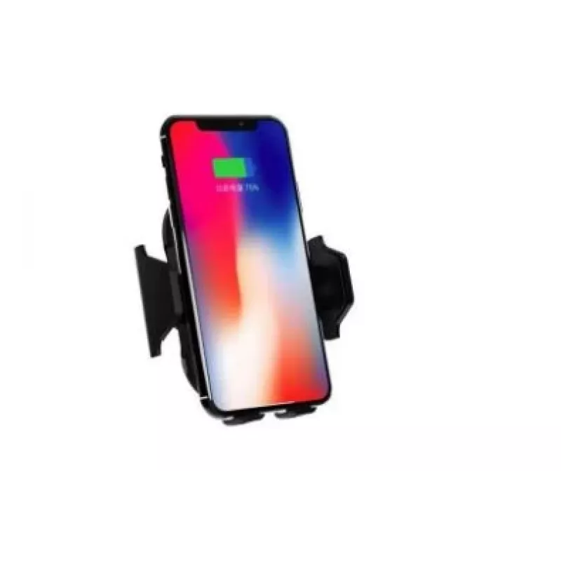 Soporte de carga inalámbrica para coche Devia Smart Serie sensor infrarrojo — Negro