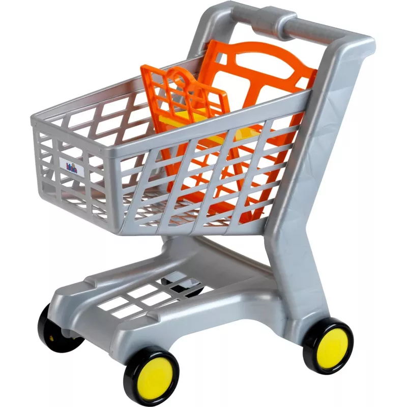 Set de supermercado de juego de rol KLEIN 9690 — compra temática, gris y rojo