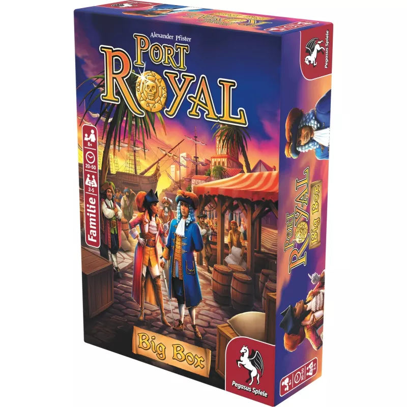 Pegasus Spiele Port Royal Big Box juego de mesa