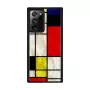 Funda protectora iKins para Samsung Galaxy Note 20 Ultra — Mondrian negra