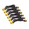 Cable de alimentación APC AP8702S-NA negro 0,61 m conector hembra C13 conector hembra C14