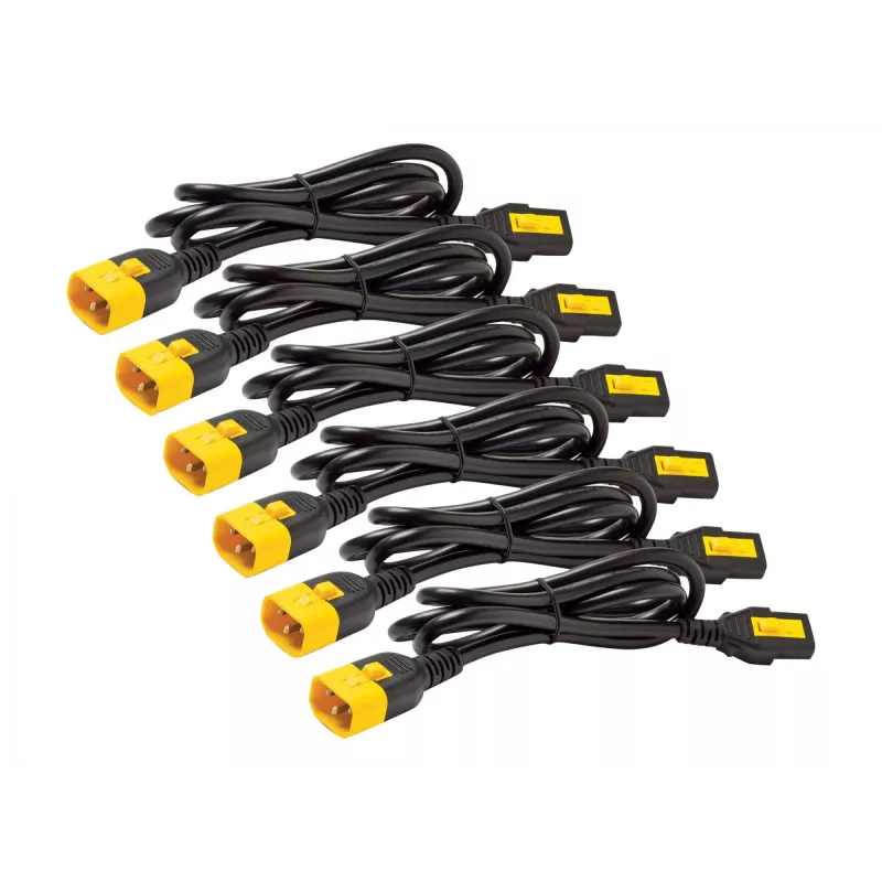 Cable de alimentación APC AP8702S-NA negro 0,61 m conector hembra C13 conector hembra C14
