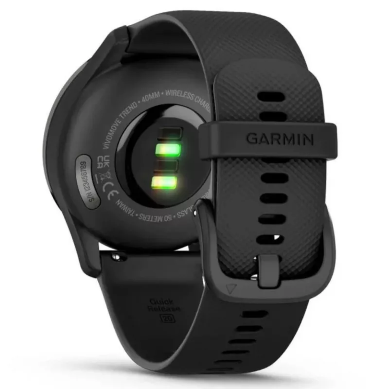 Garmin vivomove Trend LCD 40 mm híbrido 254 x 346 píxeles pantalla táctil negro GPS (satélite)
