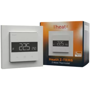 Termostato Heatit Z-TRM6 blanco RAL 9003 Z-Wave 3600W 16A 868,4 MHz