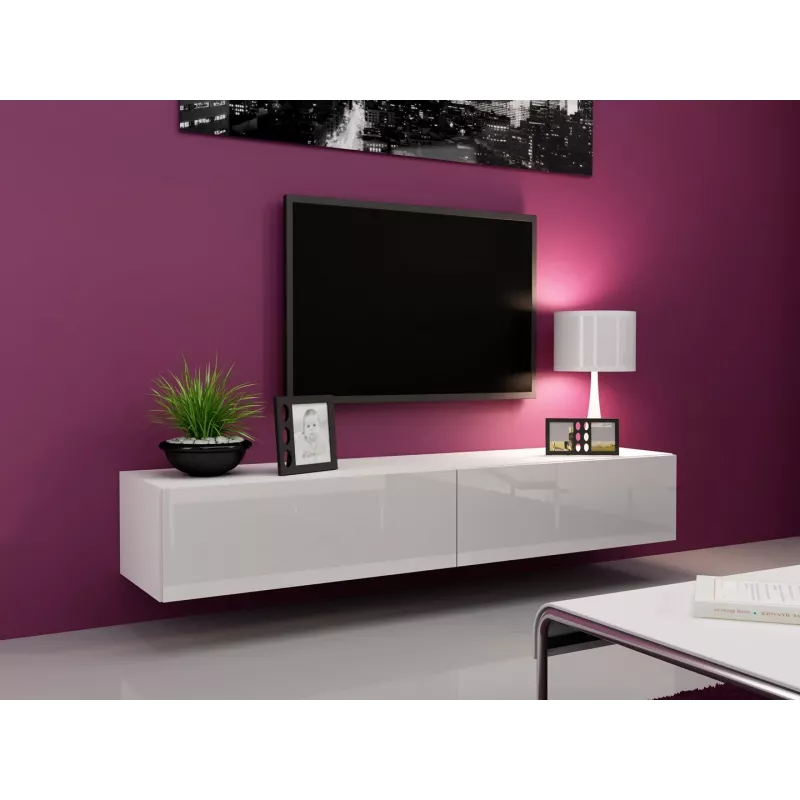 Soporte de TV Cama VIGO '180' 30/180/40 blanco/blanco brillante