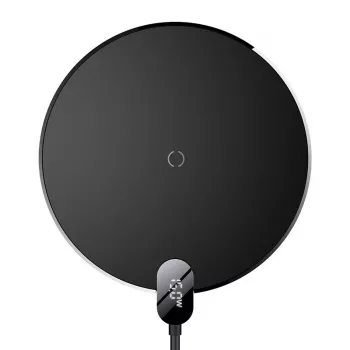 Cargador Baseus CCED000001 para dispositivos móviles auriculares, smartphone negro USB carga inalámbrica para interiores