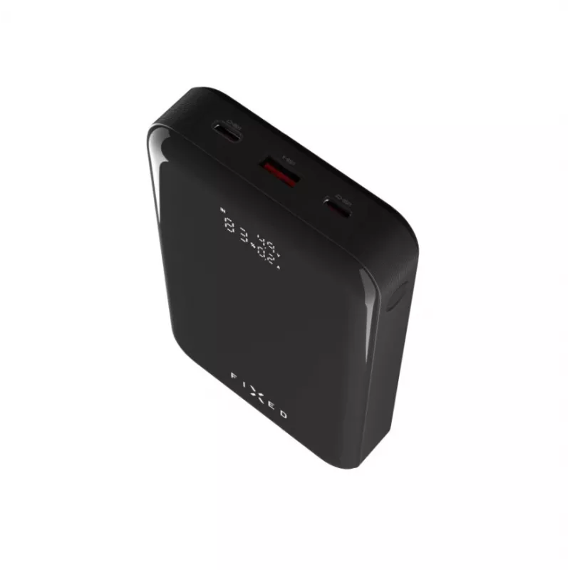 Batería externa FIXED Zen 20 Pro con pantalla LCD — 20000 mAh, múltiples salidas USB