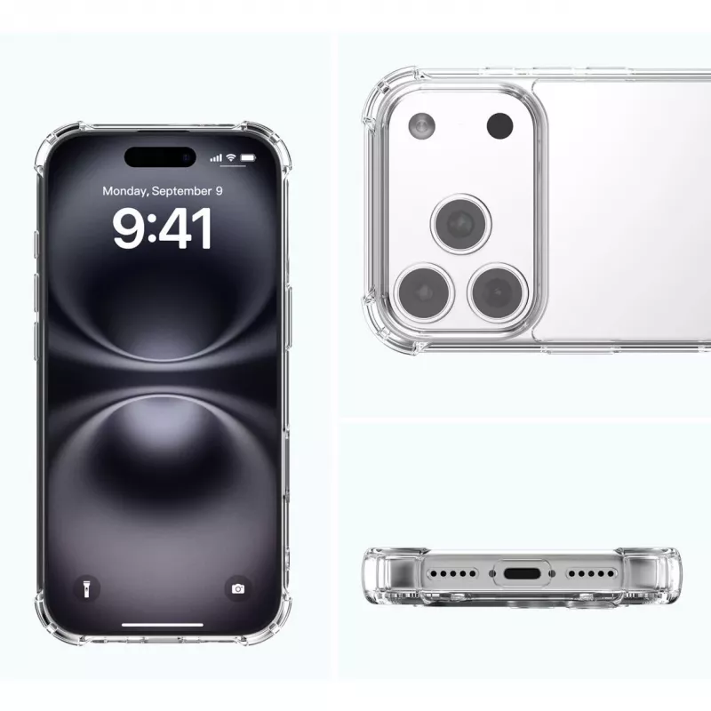 Funda Border 4smarts Ibiza para Apple iPhone 17 Pro Max 17,5 cm Transparente