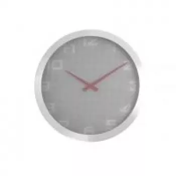 NeXtime Reloj 3019 Dots, Ø35 cm, pared, gris