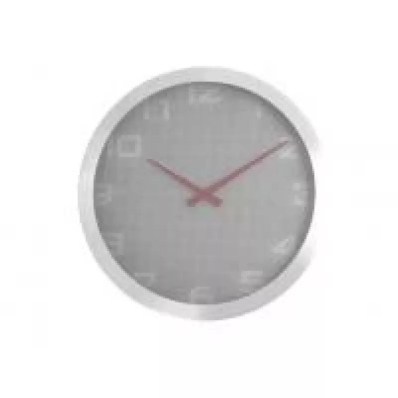 NeXtime Reloj 3019 Dots, Ø35 cm, pared, gris
