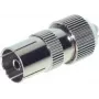 Conector hembra coaxial ShiverPeaks 82012 — conector metálico para cables coaxiales de antena