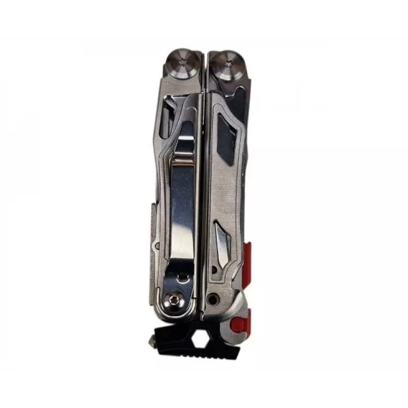Multitool AZYMUT Giewon FS Fire Starter multiusos con 19 herramientas, piedra de fuego, silbato, funda de cinturón (H2038A)