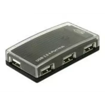 Hub USB DeLOCK 4 puertos externo USB 2.0 480 Mbit/s
