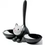 Alessi Tigrito comedero para gatos negro (AMMI09 B)