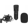 Micrófono de condensador de diafragma grande Omnitronic CM-78MK2 — grabación de estudio de voz e instrumentos