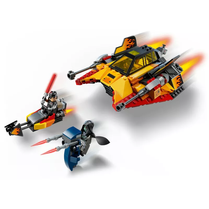 LEGO Star Wars Flame Speeder 75414 set de vehículo de nieve – 349 piezas, 3 minifiguras, edad 7+