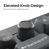 Teclado mecánico Keychron V6 Ultra 8K – Full-Size 100% QWERTY, Bluetooth, RGB, negro