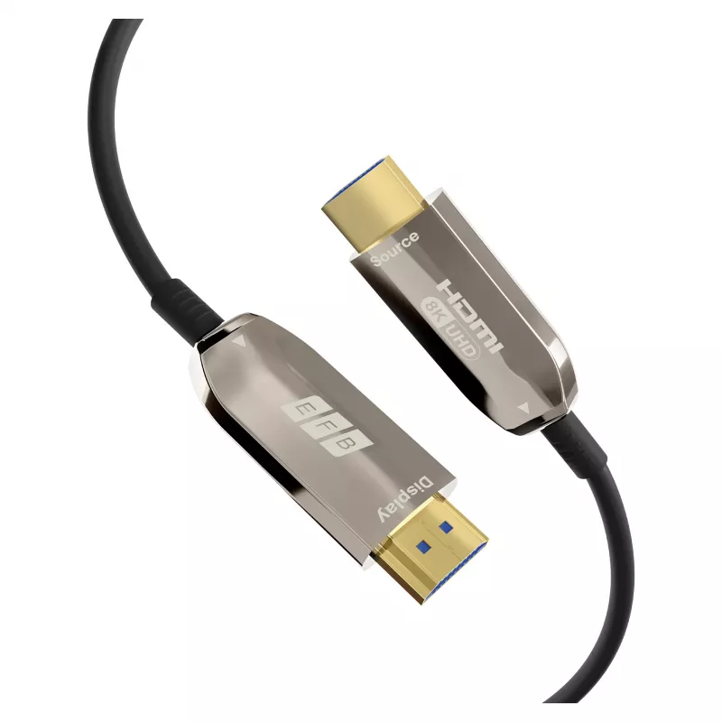 EFB Elektronik Cable de fibra óptica HDMI AOC activo - Digital/Visualización/Vídeo - 10 m (HDMI-21-00006)